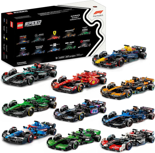 Pack Collector LEGO Speed Champions F1 Ultime – 10 en 1