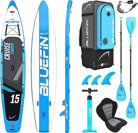 iSup® - Pack Sup avec Sac à Dos, Pagaie en Fibre de Verre et Pompe